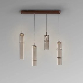 Lustra liniara cu 4 pendule suspendate LED Canas