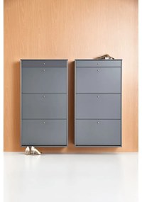 Suport de pantofi gri cu uși rabatabile Mistral - Hammel Furniture