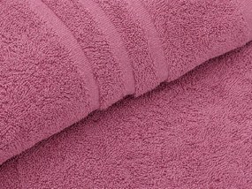 Prosop de baie CLASSIC COLOR 70 x 140 cm roz antic, 100% bumbac