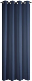 Draperie decorativă monocromă albastră 140 x 250 cm