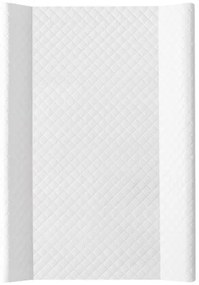 Saltea bilaterală pentru înfășat cu placă fixă COMFORT 50x70 cm albă CebaBaby