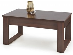 Masa de cafea dreptunghiulara Nea nuc inchis L110 cm