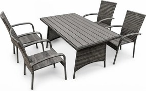 Set mobilier de grădină pentru dining AVENBERG TAVOLO gri