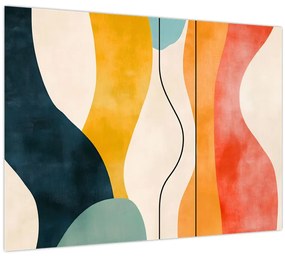 Tablou - Ilustrație colorată minimalistă II. (70x50 cm)