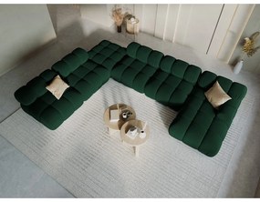 Canapea verde cu tapițerie din catifea 379 cm Bellis – Micadoni Home