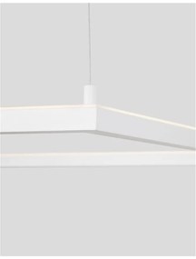 Lustra suspendata LED dimabila design modern ETERNA alb NVL-9990733