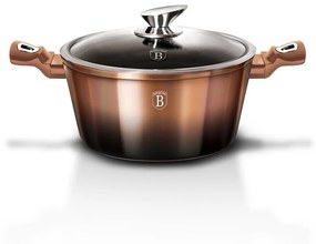 Set oale marmorate Metallic line Rose Gold Noir 15 piese Berlinger Haus BH 1900