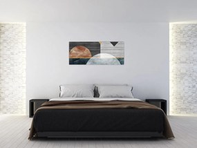 Tablou - Forme și texturi (120x50 cm)