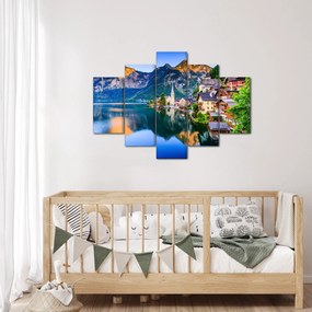 Tablou - Sat alpin (150x105 cm)