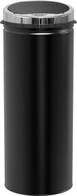 HOMCOM Coș de Gunoi Inteligent cu Senzor, 50L, Oțel Inox și Plastic, Negru, 30.5x30.5x81.5cm | Aosom Romania