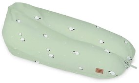 Perna pentru gravide si alaptare, husa detasabila din bumbac 100%, 190 cm, Funny Farm