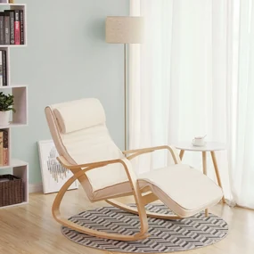 Jurhan Scaun balansoar SWING, capacitate max. 150kg, 67x115x91cm, bej