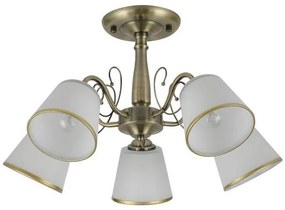 Candelabru cu tijă LOSANNA, 5 x E14, 40 W, 230 V, alamă