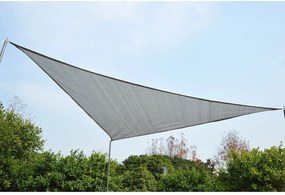 Copertina solara forma triunghiulara Gri 6 x 6 x 6 m