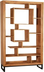 Raft din lemn de salcam Cubus 190cm