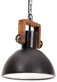 Lampa suspendata industriala, negru, 30 cm, 25 W, E27, rotund Negru,    30 cm, 1