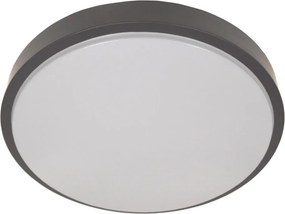 Plafonieră cu senzor WILTON 2xE27/60W/230V, Ø 33 cm, antracit