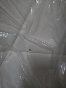 OFERTA Scaun de birou alb AVOLA din piele ecologica II. calitate