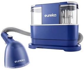 Aspirator pentru pete Eureka NEY100, 400W, 12.5 kPa, Curatare uscata si umeda, Capacitate apa curata si murdara 1.5l/0.8l, Albastru