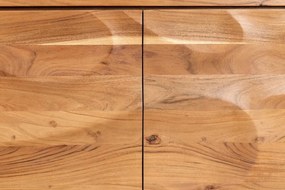 Comoda cu model 3D ondulat, Lemn Salcam Natur DESERT 160cm