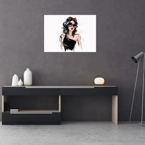 Tablou - Femeie de modă (70x50 cm)