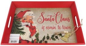 Tava de lemn de Craciun CHRISTMAS - mai multe variante Varianta: Santa Claus