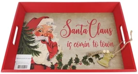 Tava de lemn de Craciun CHRISTMAS - mai multe variante Varianta: Santa Claus