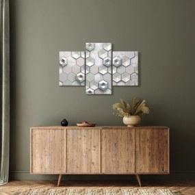 Tablou cu abstracție 3D (90x60 cm)
