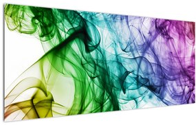 Tablou - fum colorat (120x50 cm)