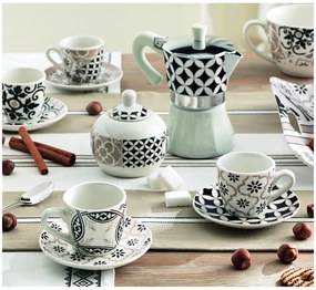 Cafetieră moka Brandani Alhambra, înălțime 16 cm