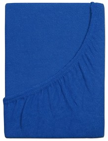 Cearșaf de pat 4Home din frotir Ideal albastruregal , 90 x 200 cm, 90 x 200 cm