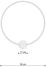 Plafonieră LED RIO LED/50W/230V CRI90 3000K d. 78 cm auriu Thoro TH.252