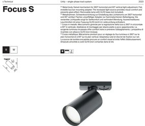 Spot, accesoriu pentru sinele monofazate Unity, Focus S alb