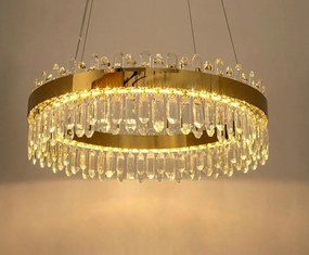 Lustra LED suspendata design modern Glamor 60 auriu