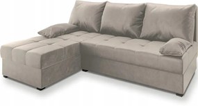 OFERTA Canapea de colț extensibila crem ZENA, reversibila clasa a II-a