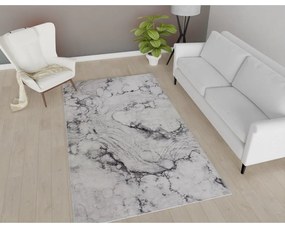 Covor gri deschis lavabil 80x50 cm - Vitaus