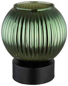 Veioza/Lampa de masa design modern ZUMBA negru/verde