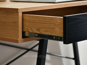 Masă PC Fallon (stejar negru + negru). 1109754