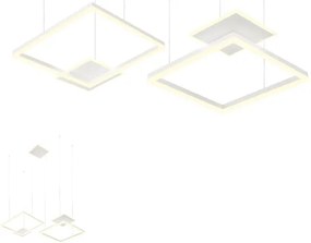 Redo 01-2614 - Lustră LED dimabilă suspendată pe cablu SIGUA, LED/137W/230V, CRI 90, albă