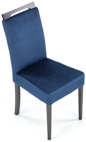 Scaun de sufragerie Centura (albastru + negru). 1028099