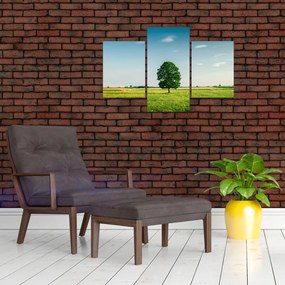 Tablu - Copac în luncă (90x60 cm)