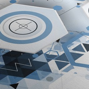Tablou - Abstract geometric (120x50 cm)