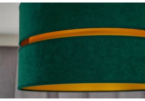 Plafonieră Duolla DUO 1xE27/40W/230V d. 40 cm verde/auriu