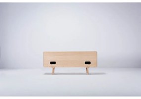 Comodă TV din lemn masiv de stejar Gazzda Fawn Natural