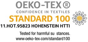 Lenjerie de pat neagră din bumbac pentru pat de o persoană 140x200 cm Porte Bonheur – douceur d'intérieur