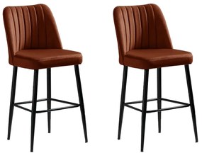 Set de scaune de bar Vento Tile Red, 2 bucăți, 2 buc.