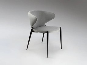 Scaun dining design elegant Alize gri