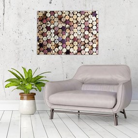 Tablou pe sticlă - Sezonul vinurilor (70x50 cm)