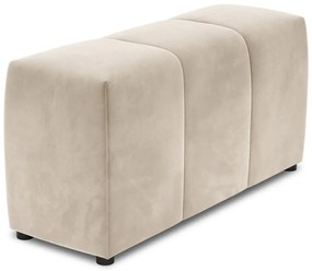 Cotieră pentru canapea modulară bej cu tapițerie din catifea Rome Velvet - Cosmopolitan Design
