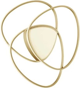 Ondaluce - Plafonieră LED reglabilă ROSE LED/60W/230V, aurie